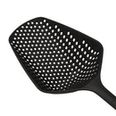 Plastic No-stick Water Ice Shovel Filter Long Strainer Colander (Black)
