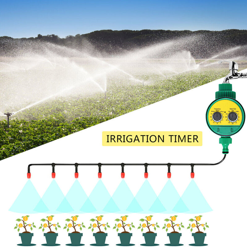 Garden Irrigation System Timer Controller Ball Valve Automatic Watering Tools