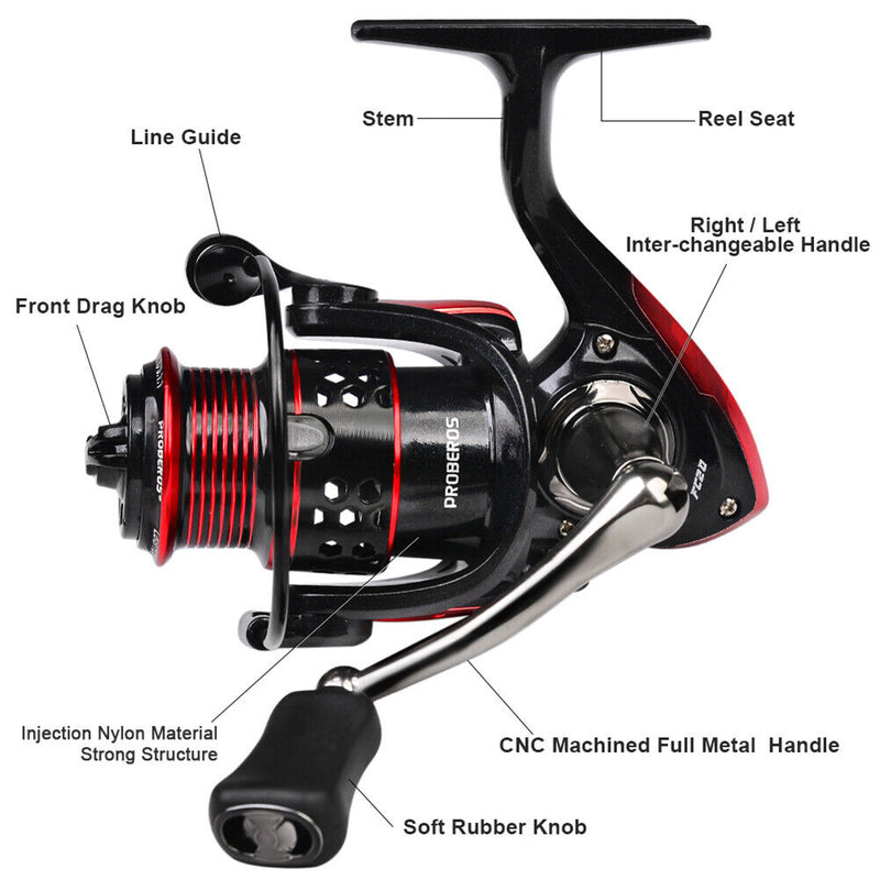 Portable Fishing Wheel Wear Resistance Fishing Spinning Reel Fishing Access