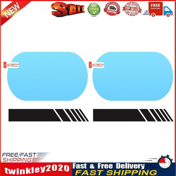 100x150mm Car Rearview Mirror Anti Fog Films+Door Mirror Styling Decals Newly
