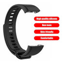 Silicone Watch Band Wrist Strap for Amazfit Cor Midong Band A1702 (Black) Newly
