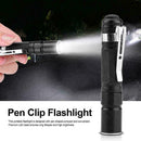 Portable Mini Penlight Q5 2000LM LED Flashlight Torch Zoom W3B6 Camping C8E5