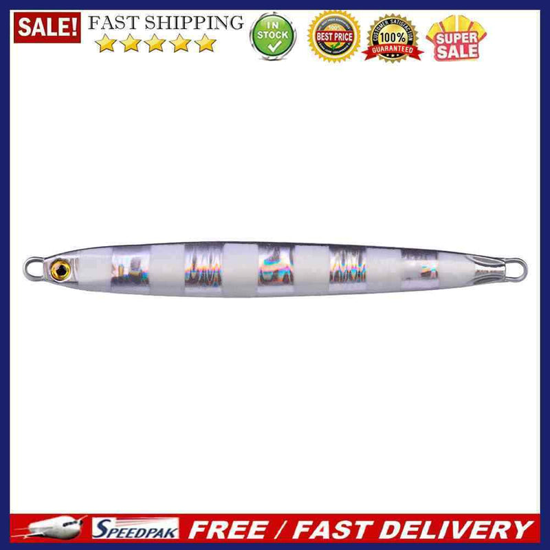 40g Hard Metal Lead Casting Jig Fishing Lure Jigging Luminous Artificial Ba