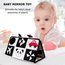Tummy Time Floor Mirror Baby Visually Inspire Black and White Educational Toys