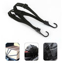 2X Motorcycle Luggage Helmet Strap Adjustable Bungee Cord Luggage Elastic Straps