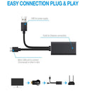 Micro USB to RJ45 Converter for Chromecast/TV Stick 100Mbps Ethernet Adapter Kit