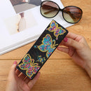 DIY Butterfly Diamond Painting Leather Eye Glasses Box Sunglasses Holder Newly
