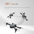 YLR/C S89 4K HD Dual Camera 2.4GHz Foldable RC Drone with 3 Battery (Black)