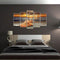 5pcs 5D DIY Full Drill Diamond Painting Seaside Sunset Embroidery Kit Wall
