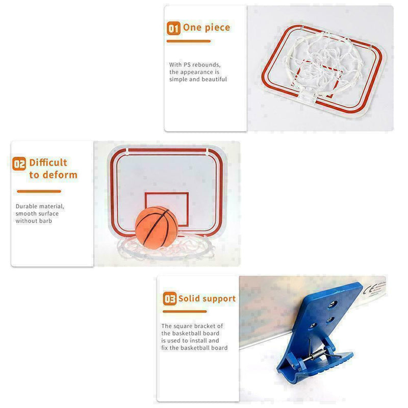 Kids Hanging Basketball Box + Plastic Basketball Board J6X6 + Small Y6I6