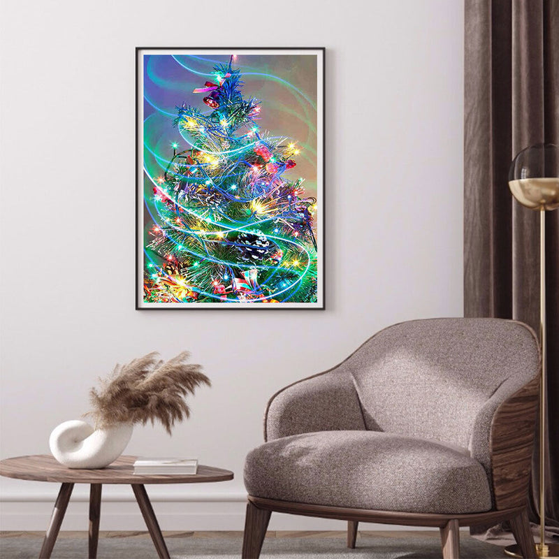 5D DIY Christmas Tree Diamond Painting Kits Full Square Drill Wall Decor Crafts