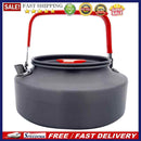 Aluminum Alloy Outdoor Teapot Camping Water Bottle Kettle Pot Cookware Tabl