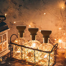 10pcs LED Solar Bottle String Light Diamond Cork Fairy Lamp Decor (Warm) Newly