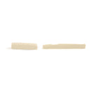 Left-Hand Folk Guitar ABS Bridge Saddle Nut Kit for Guitar (Ivory White) Newly