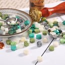 100pcs octagon fire painting retro pills seal paint granules stamp envelope