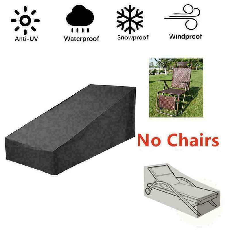 Weather Cover Heavy Duty Waterproof For Patio Garden Outdoor Sunbed K3B7