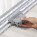 Groove Cleaning Window Brush Corners Gaps Household Cleaner Tool (Gray) Newly