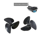 2pcs 3-Blade Fishing Nesting Bait Boat Propeller RC Boat Underwater Thruste