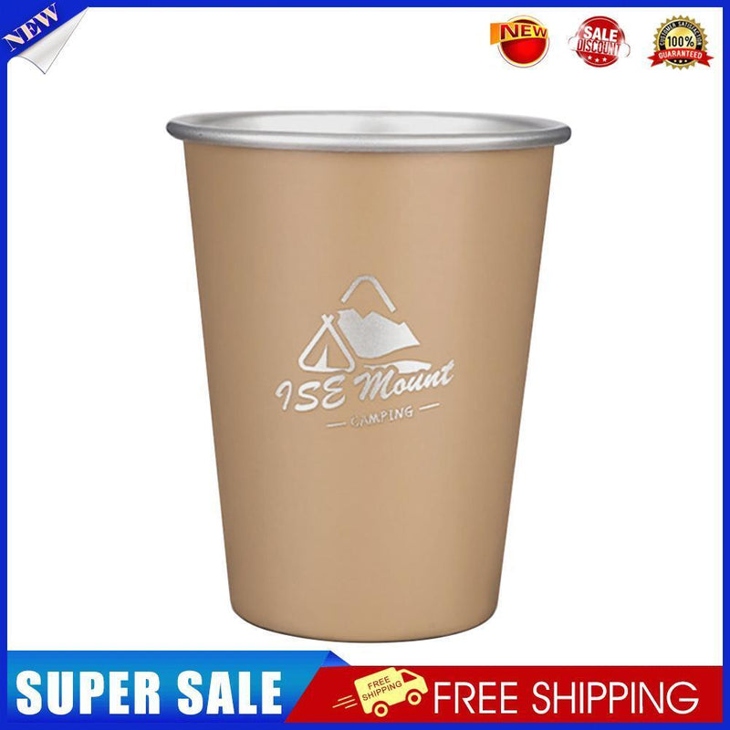 Stainless Steel Camping Cup Outdoor Travel Coffee Beer Mugs (Army Green)