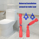 Plastic 10/13/17mm Toilet Seat Installation Wrench Spanner Repairing Tools Newly