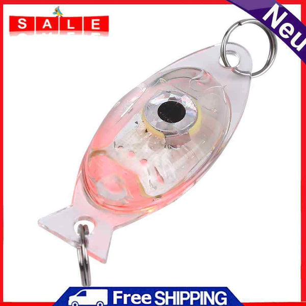 Portable Underwater Fishing Attraction Lamp Lure Fishing Accessories (Red)