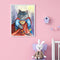 5D DIY Diamond Painting cat Full Round Rhinestones Mosaic Decor
