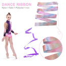 Art Gymnastics Ballet Dance Ribbon with Twirling Stick Kid Sport Perform Strip