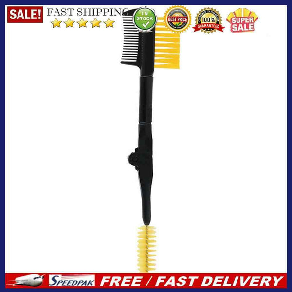 Double-ended Eyebrow Eyelash Brushes with Safe Round Comb Teeth Cosmetic Tool