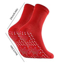 Winter Warm Thermal Socks Tourmaline Anti-Freezing Warm Soft Sock (Red)