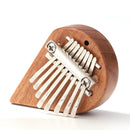 Mini Heart-Shape 8-Key Sapele Plate Kalimba Thumb Piano Mbira Sanza (Right)