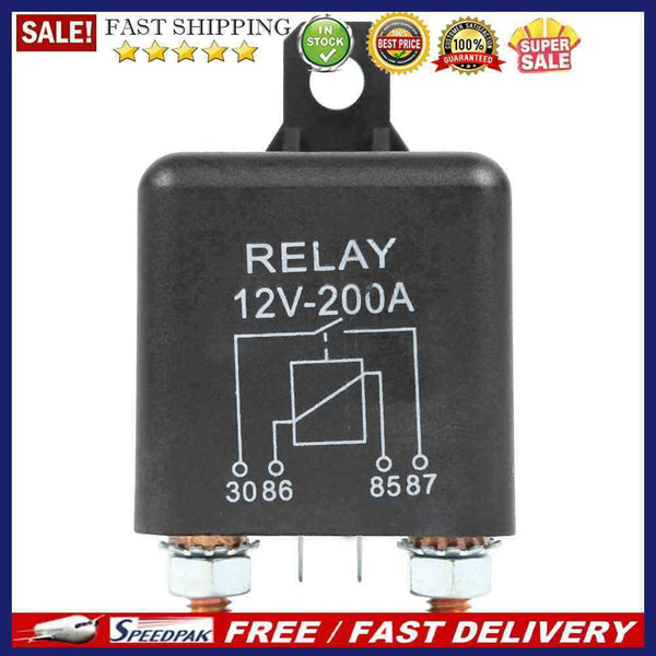 WM686 12V DC 200A Heavy Duty Split Charge/Winch Relay for Car Van Boat Mari