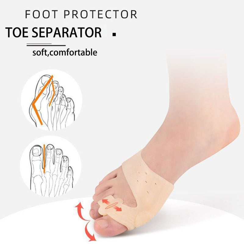 Bunion Reusable Toe Separator Sleeve Foot Care Pain Relief Toe Corrector