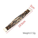 Clasp Bracelet Leopard Leather Bangle  Wide Wristband Bracelets & Bangles