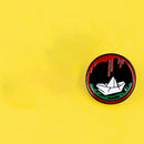 Fashion Round Boat Clown Brooches Enamel Badges for Women Men Shirts Jacket Pins