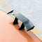 Black Auto Supply Mini Spoiler Rear Trunk Wing Carbon Fiber Car Tail Decoration
