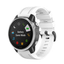 20mm Silicone Watch Band for Garmin Fenix 7S Sports Bracelet Strap (White) Newly