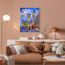 5D Diamond Painting City Street Full Round Drill DIY Mosaic Kit Home Pictures