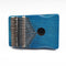 17 Keys Kalimba Wood Mahogany Mbira Thumb Piano Musical Instrument (Blue)