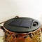 LED Solar Watering Can Lamp Garden Shower Art Metal Iron Kettle Light (B) Newly