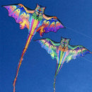 Colorful Bat Kite With 30M Kite Line Children Kite Outddoor Gifts Y7I6 B2P5
