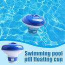Floating Chemical Chlorine Dispenser Pump Tablets Water Purifier Swimming Pool