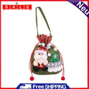 Xmas Drawstring Sack Tree Hanging Ornaments Pendant Children Holiday Gift Bag