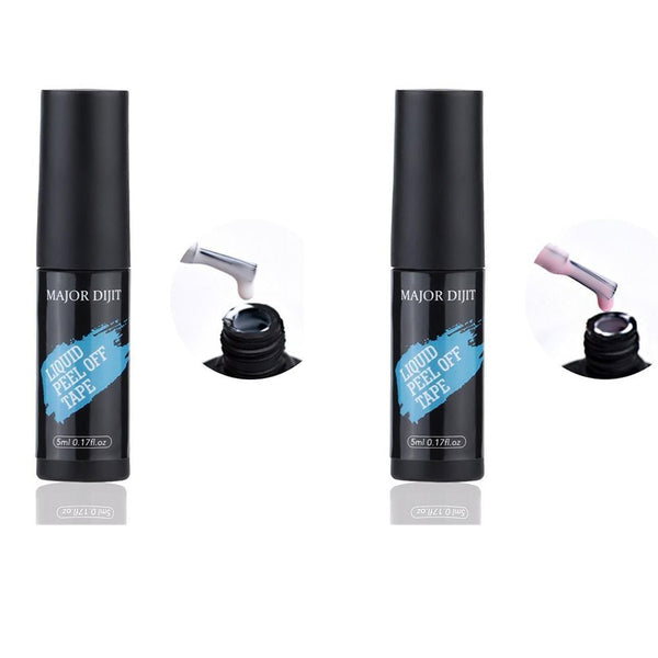 DIY Art Finger Cuticle Care Nail Latex Tape Liquid Nail Peel Off Gel Base Coat