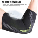 Sports Knitting Compression Elbow Brace Support Arm Protector Sleeve (M) Newly