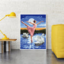 Dancers On Swan Lake 40x50cm Oil Paint By Numbers DIY Painting SXD202106041