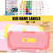 Personalised Labels Stick on Name Stickers Tags School Kids Waterproof Lunchbox&