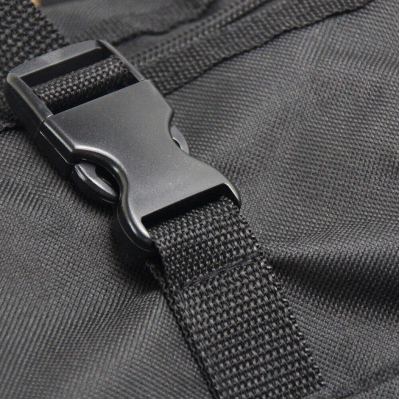 Fishing Rod Bag Oxford Cloth Reel Pole Tackle Storage Carrier Case (Black) Newly