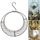 Home Decor Indoors Succulent Pot Moon Shape Hanging Planter Holder Flower Pots