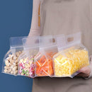 Food Storage Bag Reusable Stand Up Zip Shut Bag Leakproof~