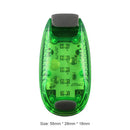 LED Safety Light 2 Pieces Clip on Bike Tail Light for Walking & Bicycle Helme